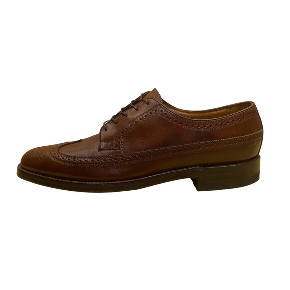 Florsheim Men’s Brown Leather Lace-Up Wingtip Oxford Classic Dress Shoes Sz 10B main image 7